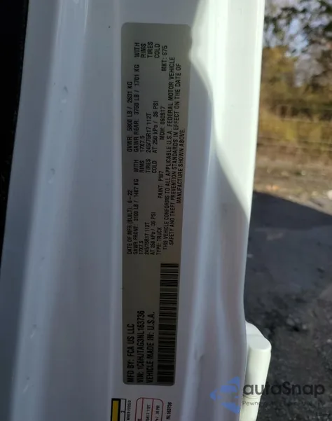 2022 Jeep Gladiator Sport z USA, uszkodzony, nr VIN 1C6HJTAG3NL163736